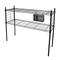 Organize it All Black Steel Etagere Adjustable Shelves
